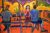 Maureen Finck Lunch At The Port ART LOGIC